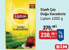 LİPTON SİYAH ÇAY DOĞU KARADENİZ 1 KG